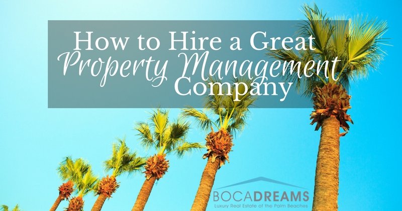 how to hire a great property management company